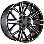 Khomen KHW 2101 9.5x21 5*120 ET45.5 DIA62.5 Black-FP Литой