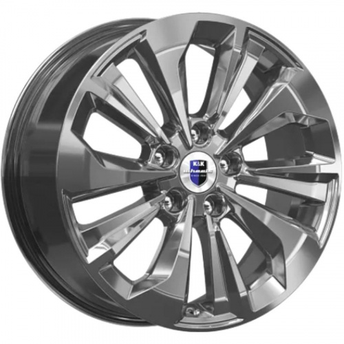 K&K Авиор 7x17 5*114.3 ET37 DIA66.6 Алмаз черный Литой