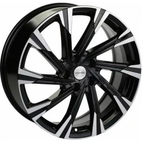 Khomen KHW 1901 7.5x19 5*112 ET43 DIA57.1 Black-FP Литой