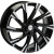 Khomen KHW 1901 7.5x19 5*112 ET43 DIA57.1 Black-FP Литой