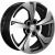 Khomen KHW 1724 7x17 5*108 ET33 DIA60.1 Black Литой