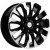 Khomen KHW 2010 8x20 6*139.7 ET25 DIA106.1 Black-FP Литой